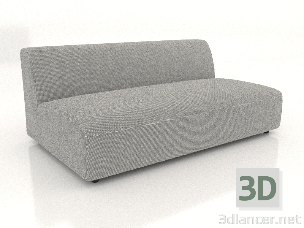 3d model Sofa module for 2 people (XL) 166x100 - preview