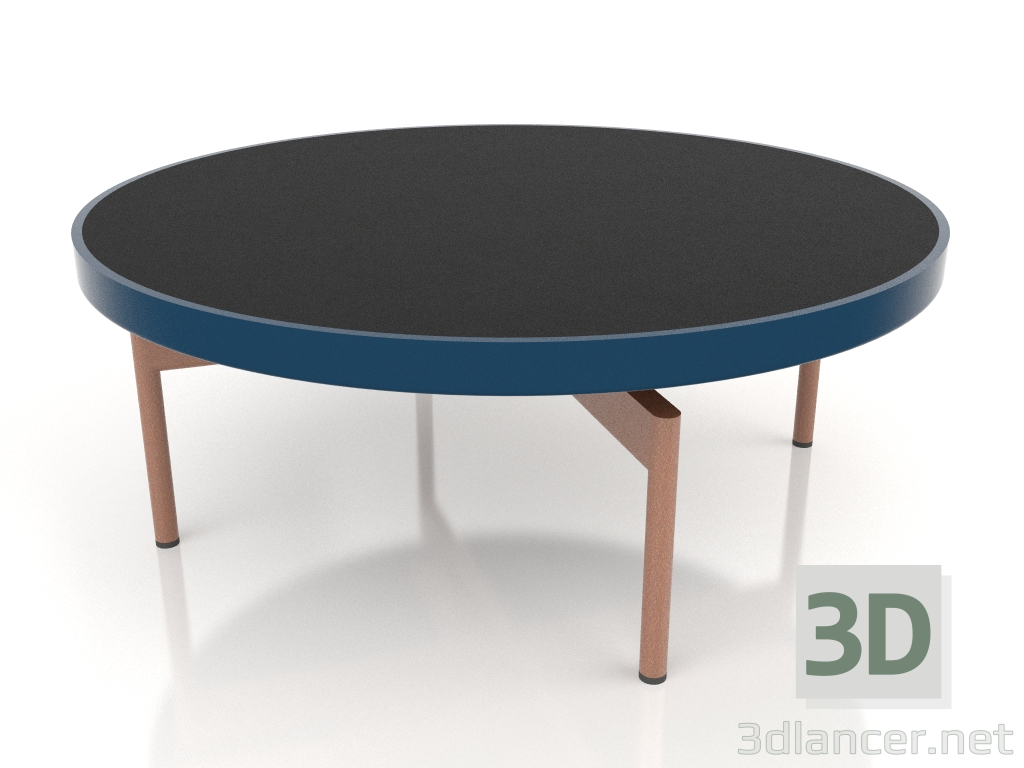 3d model Mesa de centro redonda Ø90x36 (Gris azul, DEKTON Domoos) - vista previa