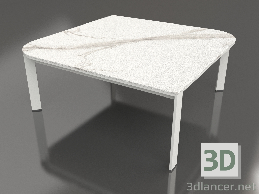 3d model Mesa de centro 90 (gris ágata) - vista previa