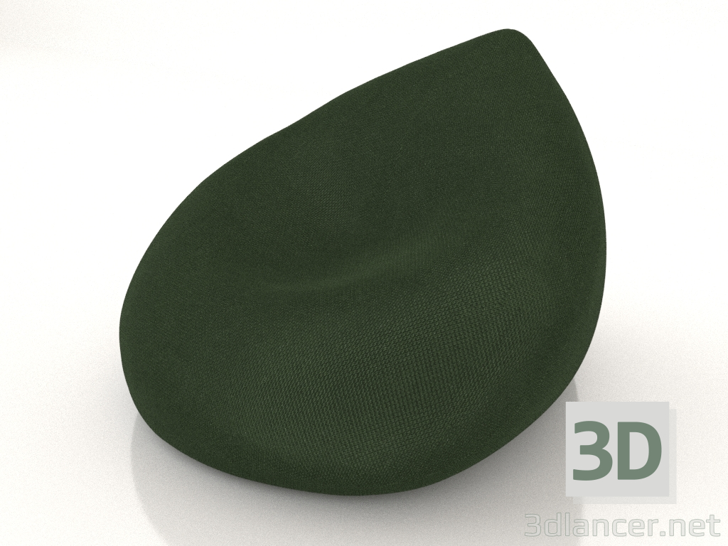 modèle 3D Pouf Calme (tresse 3019) - preview