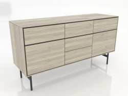 Meuble 2 1600x500 mm (chêne éclairci)