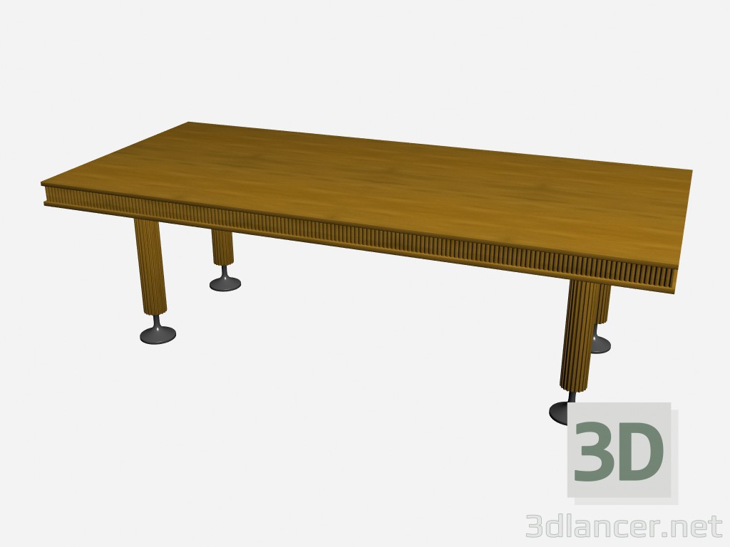 3D Modell Tisch rechteckig Ruthy - Vorschau