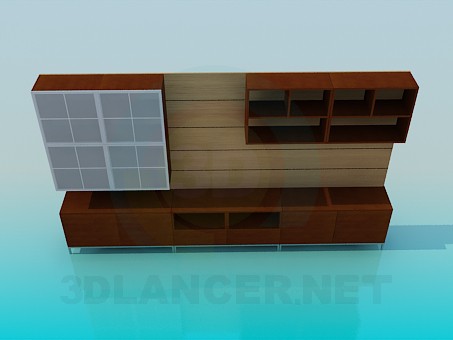 3d model Cupboard in the hallway - preview