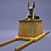 modèle 3D de Égyptien Anubis Shrine Tutankhamun 3D acheter - rendu