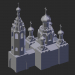 3d model Cherkizovo. La iglesia de la intercesión - vista previa