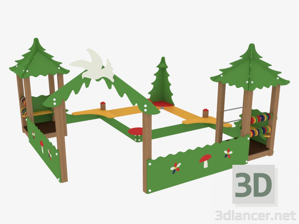 3d model Complejo de juegos para niños (5315) - vista previa