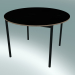 modèle 3D Base de table ronde ⌀110 cm (Noir, Contreplaqué, Noir) - preview