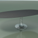 Modelo 3d Mesa de jantar oval (137, cinza lacada) - preview