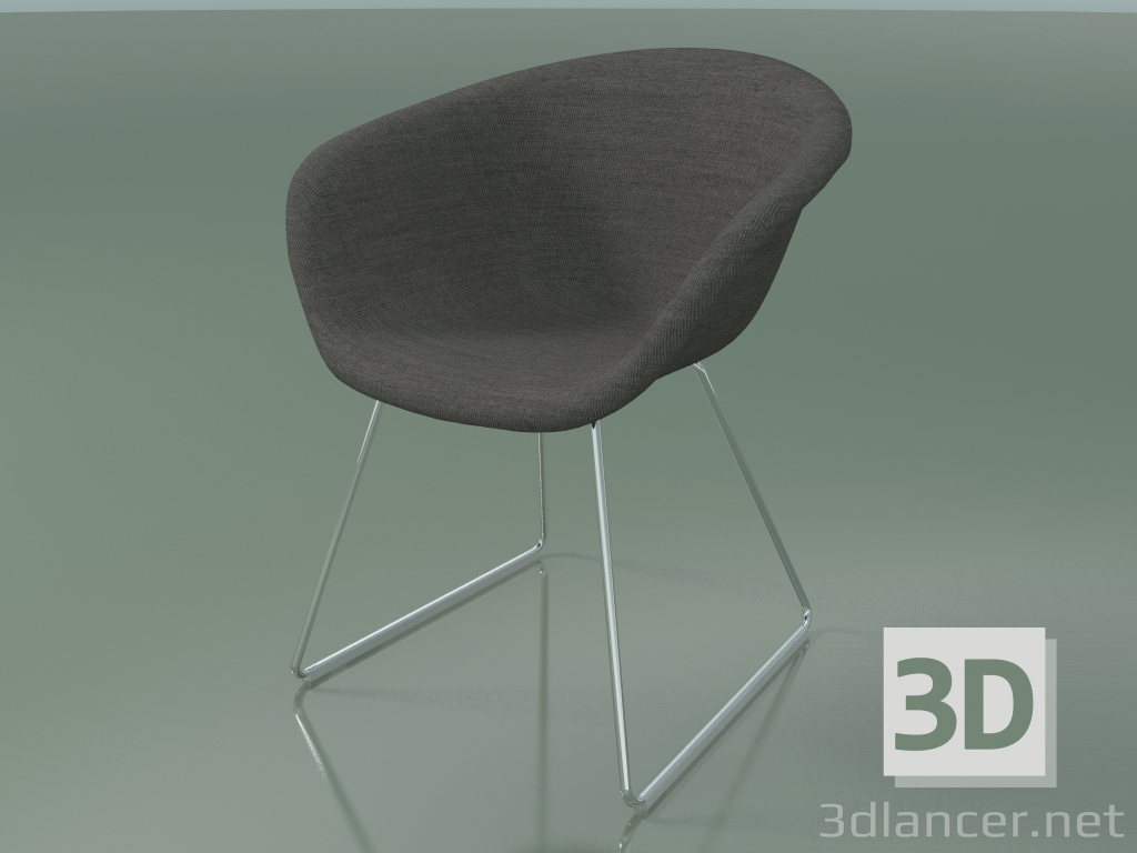 3d model Chair 4230 (on a sled, with upholstery f-1221-c0134) - preview