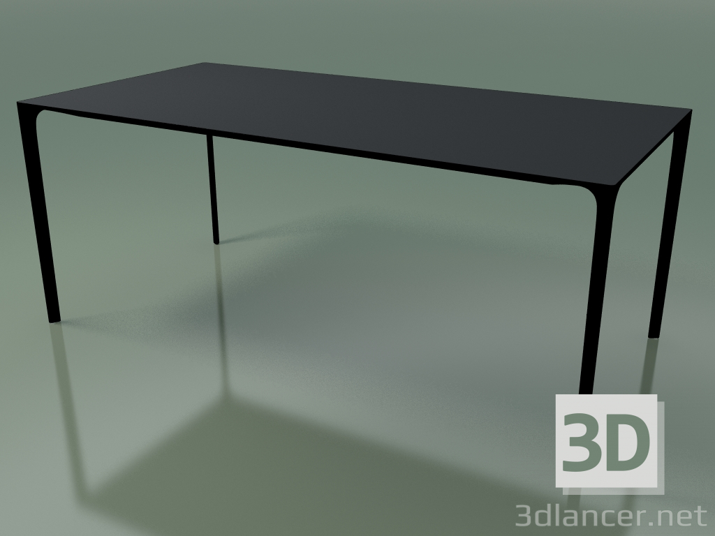 3D Modell Rechteckiger Tisch 0803 (H 74 - 90x180 cm, Laminat Fenix F06, V39) - Vorschau