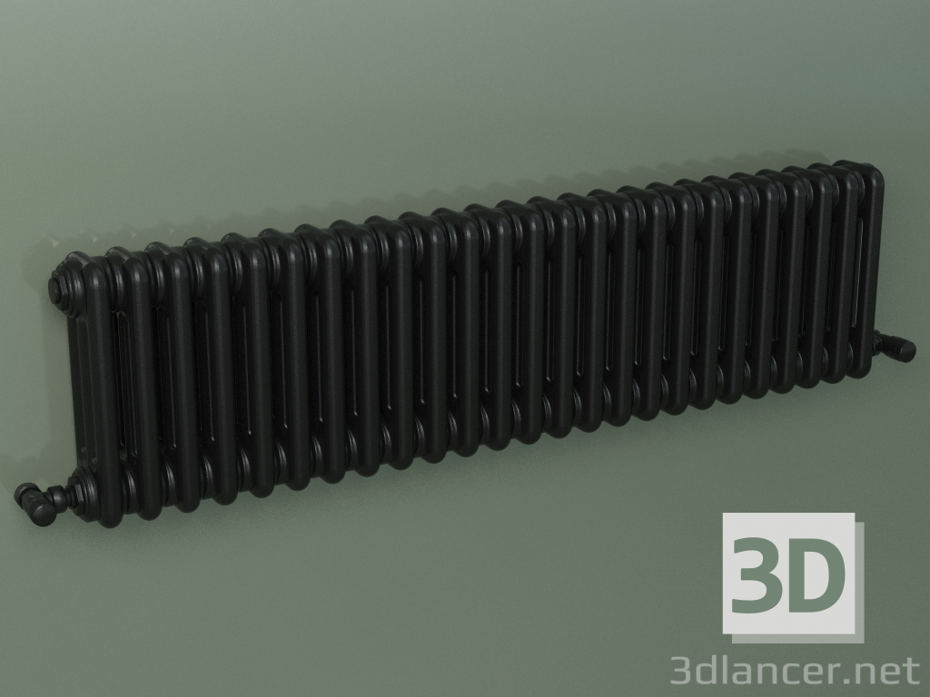 modèle 3D Radiateur tubulaire PILON (S4H 3 H302 25EL, noir) - preview