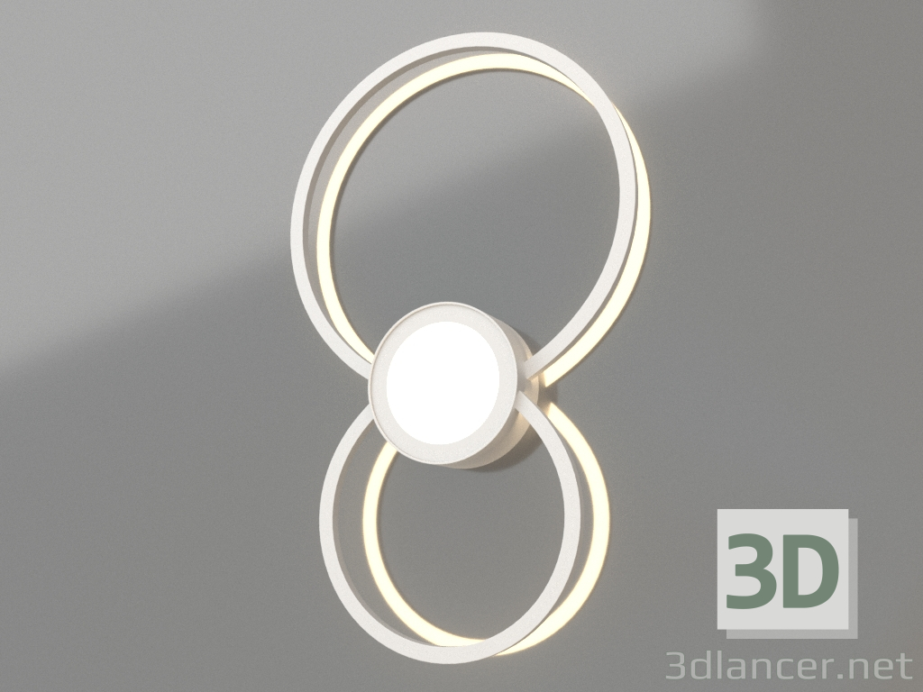 modello 3D Lampada da parete (6230) - anteprima