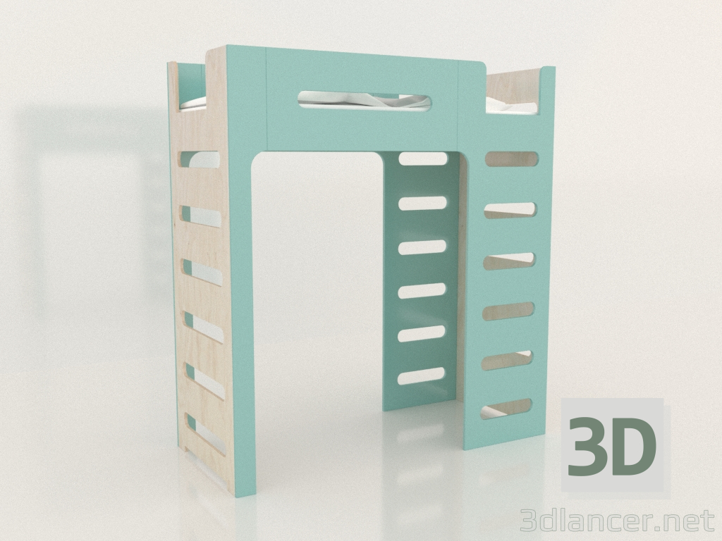 3D Modell Hochbett MOVE GR (FTMGR0) - Vorschau