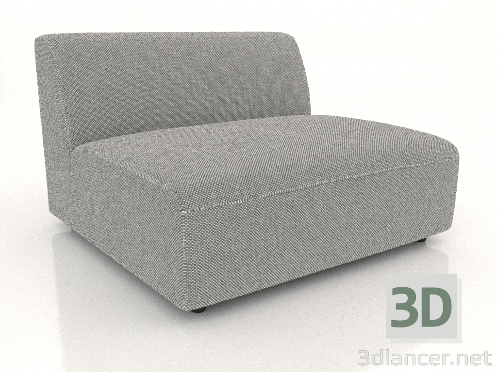 3d model Módulo sofá 1 plaza (XL) 103x100 - vista previa