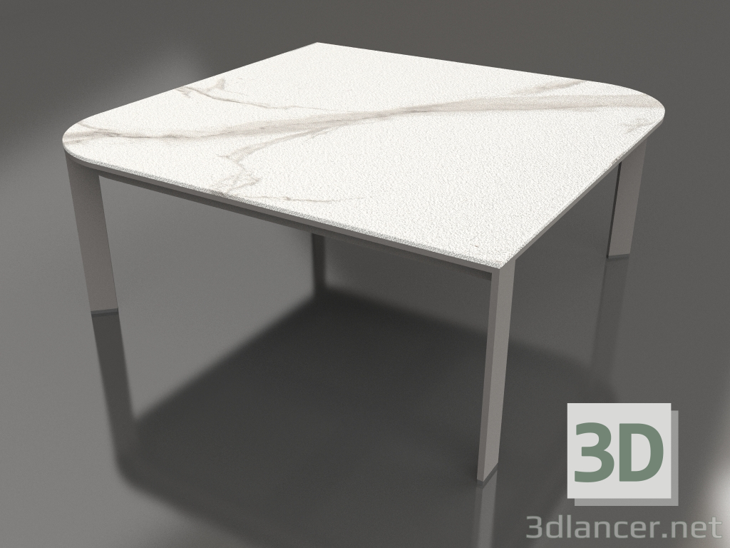 modèle 3D Table basse 90 (Gris quartz) - preview