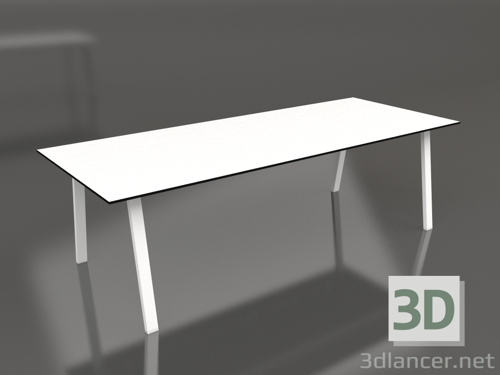 3d model Mesa de comedor 250 (Blanco, Fenólico) - vista previa