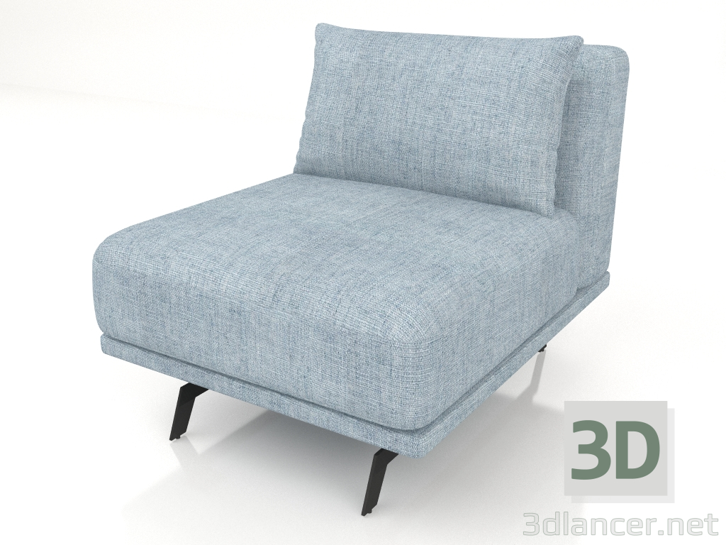 3d model Módulo sofá Galaxy 2 - vista previa