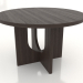 3d model Mesa de comedor REDONDA Ø 1200 mm (nogal fresno) - vista previa