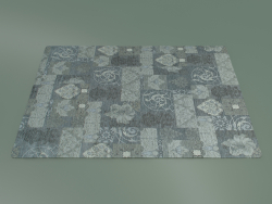 Alfombra Vintage (S32, Gris)