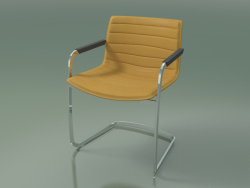 Chair 3122 (on console, with armrests, with removable leather upholstery)