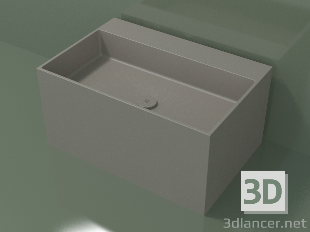 3d model Lavabo sobre encimera (01UN42302, Clay C37, L 72, P 48, H 36 cm) - vista previa