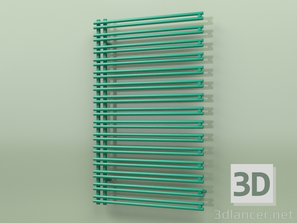 Modelo 3d Toalheiro aquecido - Ratea (1200 x 750, RAL - 6016) - preview