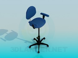 Chair with adjustable height seating