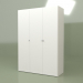 3d model Wardrobe 3 doors Lf 130 (White) - preview