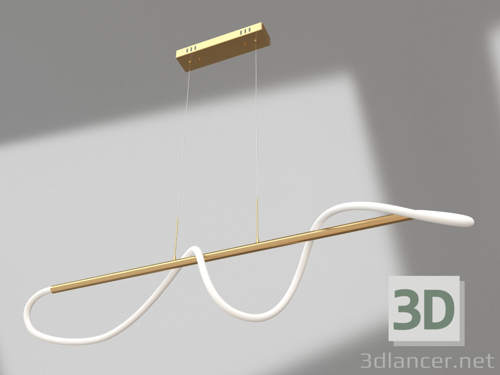 3D Modell Anhänger Dahlie gold (08041,33) - Vorschau