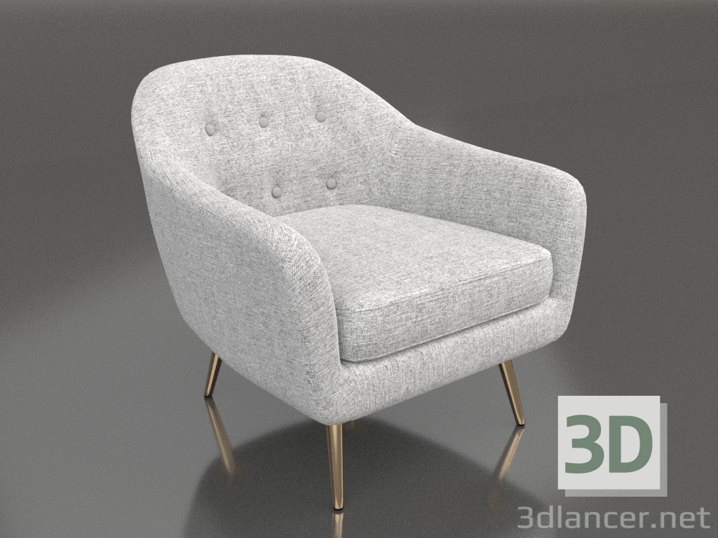 3d model Sillón Carmen 3 - vista previa