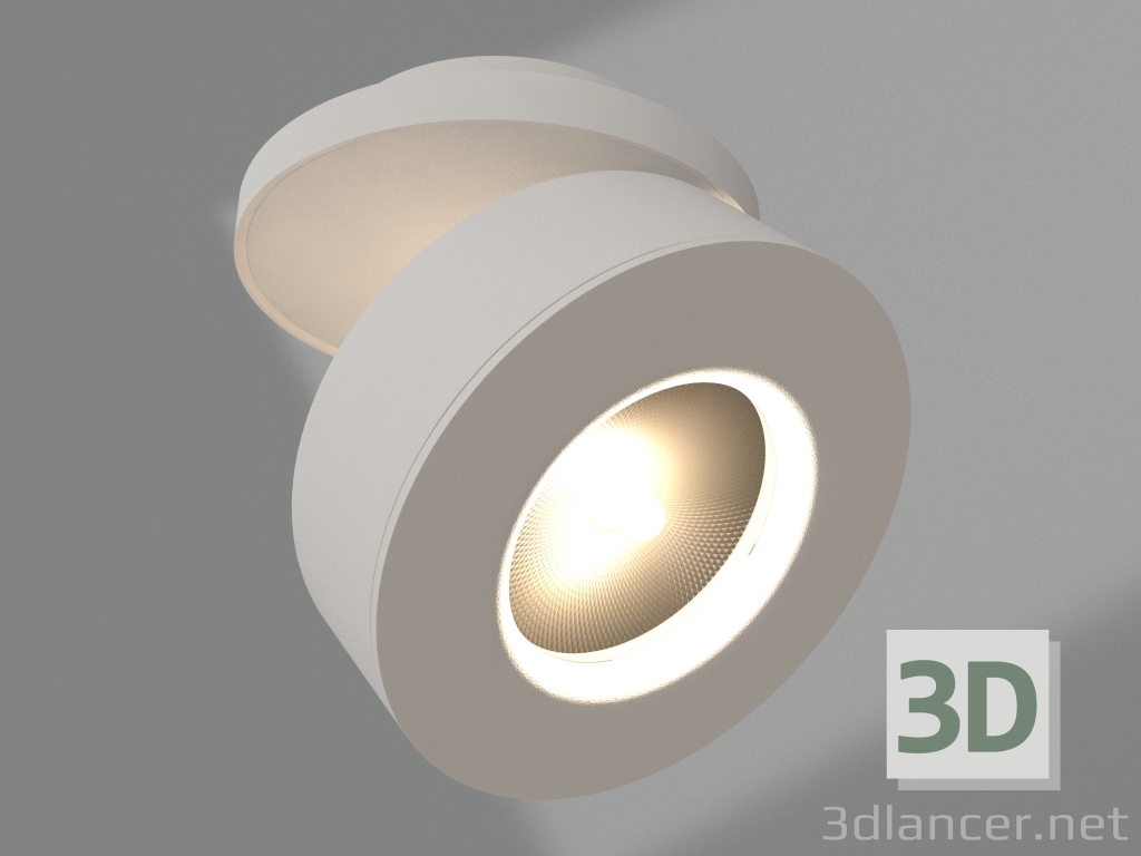 Modelo 3d Lâmpada LGD-MONA-BUILT-R100-12W Day4000 (WH, 24 graus) - preview