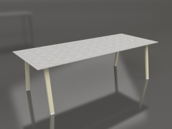 Mesa de comedor 250 (Oro, DEKTON)