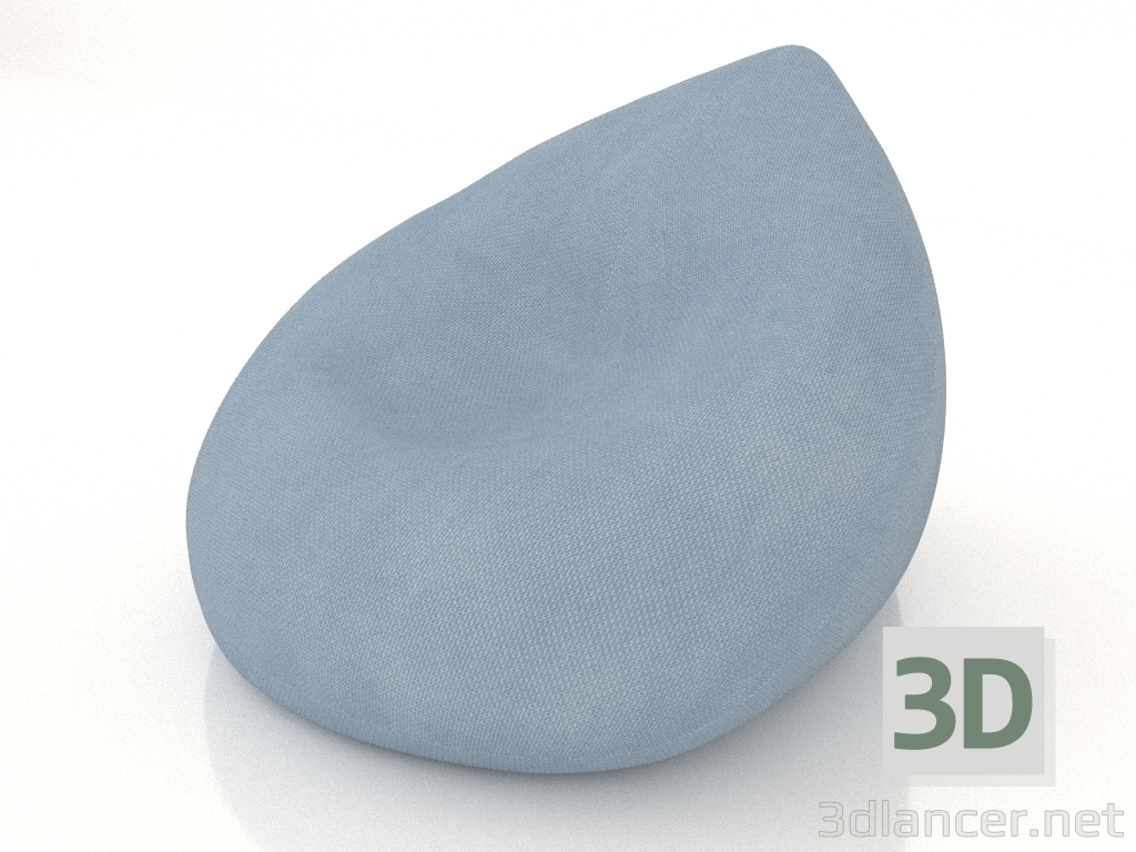 modèle 3D Pouf Calme (tresse 3027) - preview