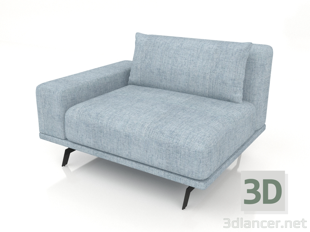 3d model Módulo sofá Galaxy 3 - vista previa