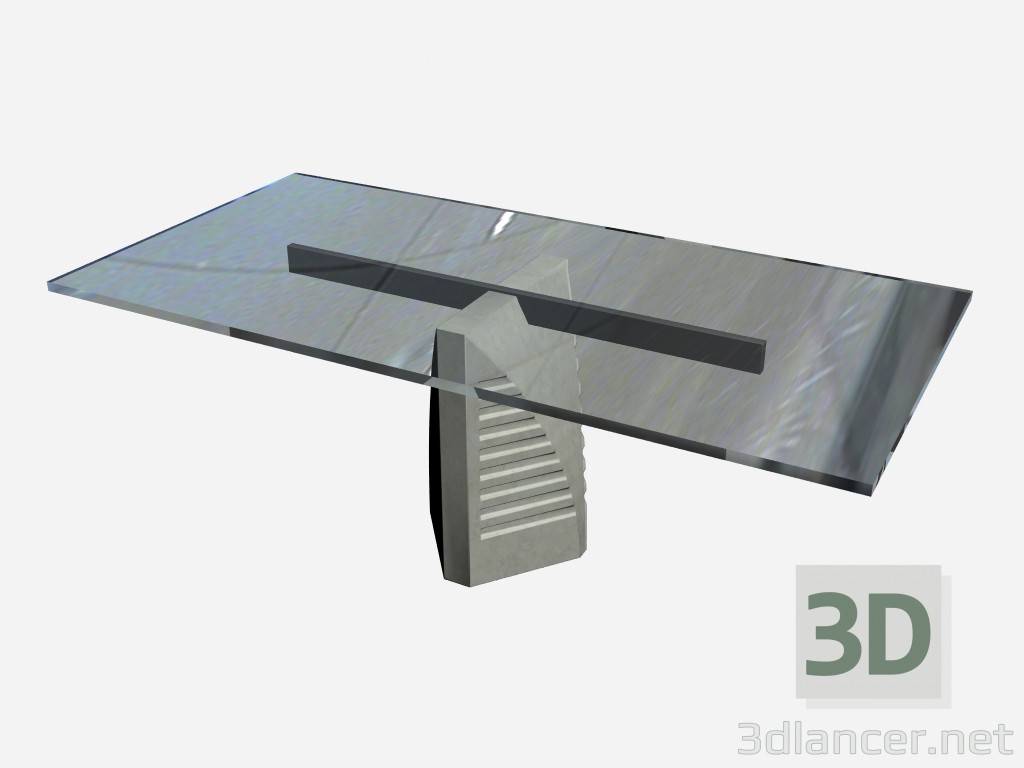 3D modeli Tablo dikdörtgen Wilton - önizleme