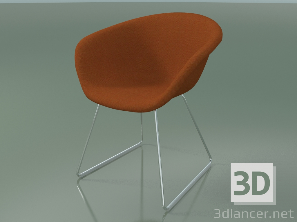 3d model Silla 4230 (en trineo, con tapizado f-1221-c0556) - vista previa