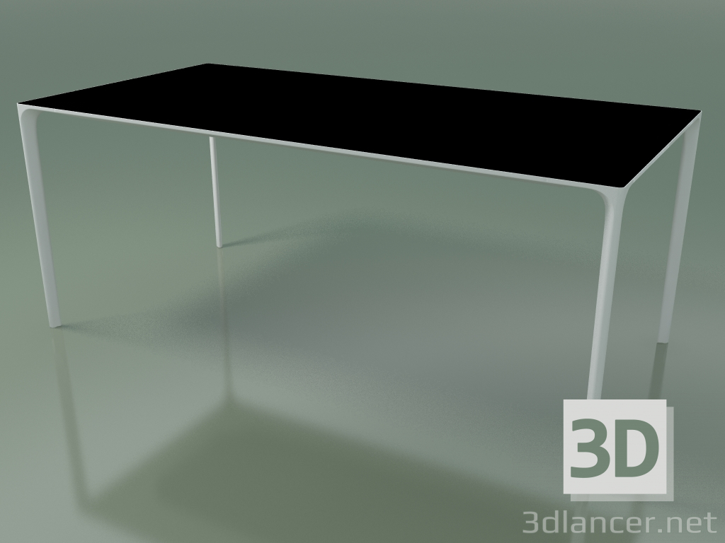 Modelo 3d Mesa retangular 0803 (H 74 - 90x180 cm, laminado Fenix F02, V12) - preview