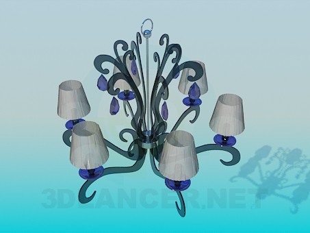 3d model Araña de luces - vista previa