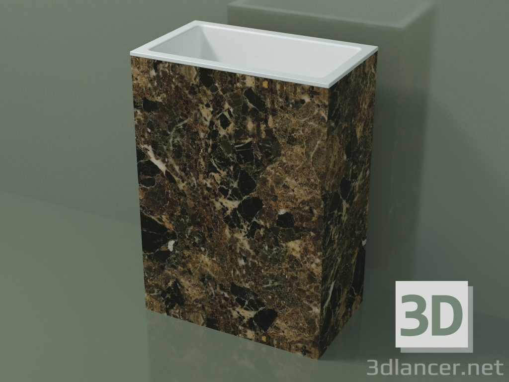 3d model Lavabo de pie (03R136101, Emperador M06, L 60, P 36, H 85 cm) - vista previa