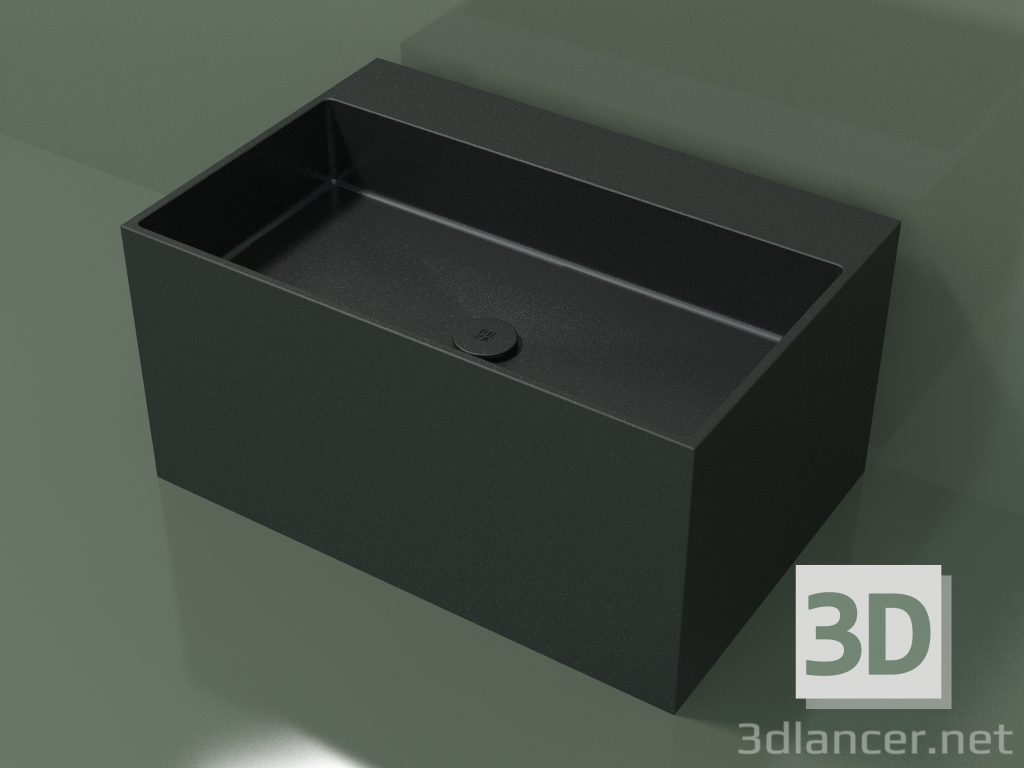 3d model Lavabo sobre encimera (01UN42302, Deep Nocturne C38, L 72, P 48, H 36 cm) - vista previa