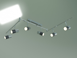 Ceiling LED lamp 20086-6 LED (chrome-black)