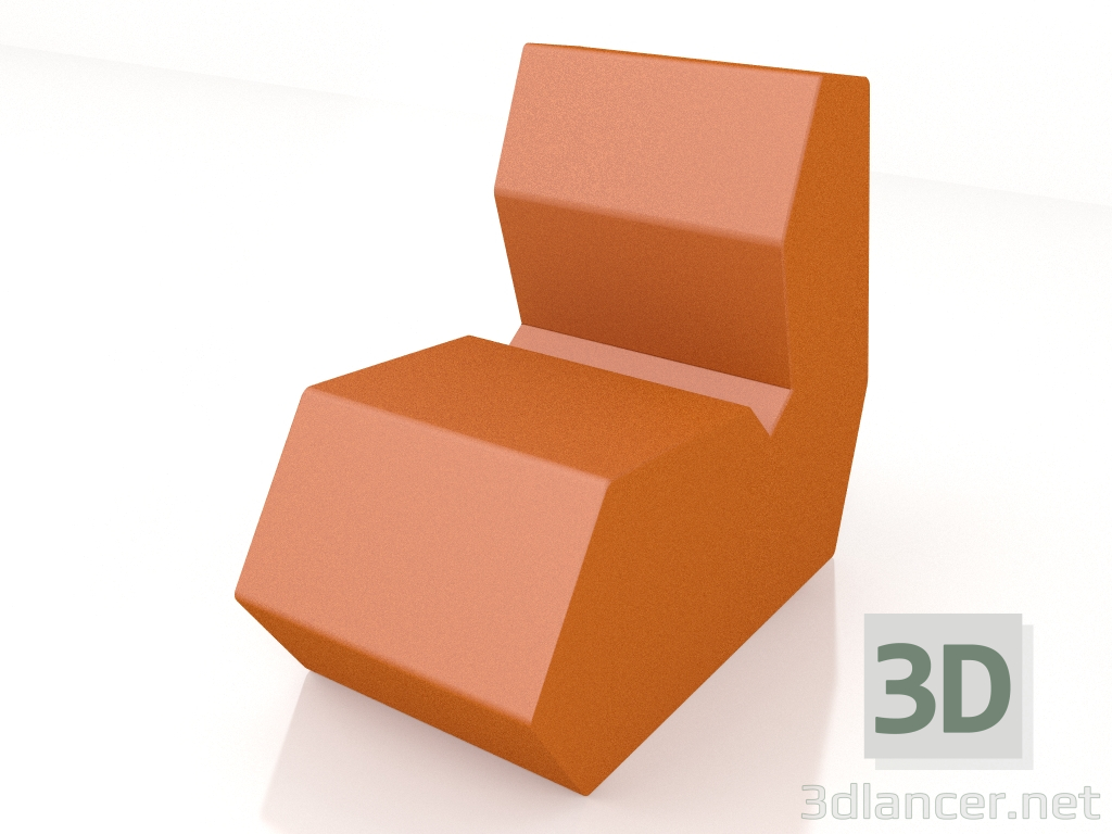 modèle 3D Pouf Forme SP01 - preview