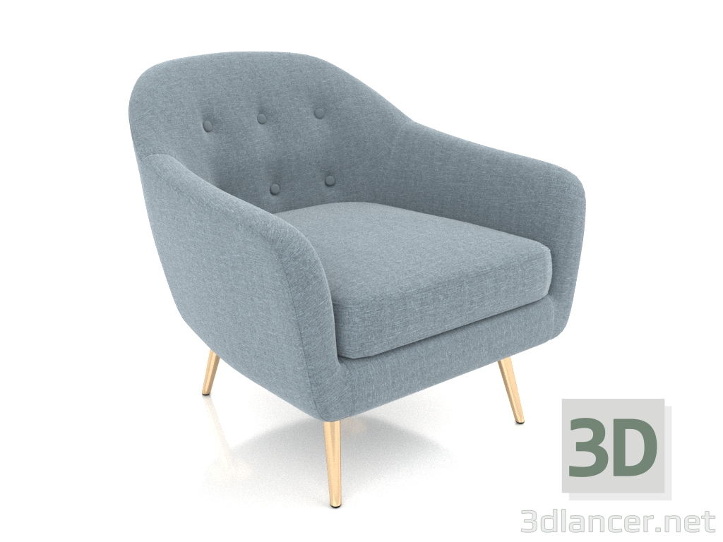 3d model Armchair Carmen 4 - preview