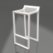 3d model High stool with a low back (Agate gray) - preview