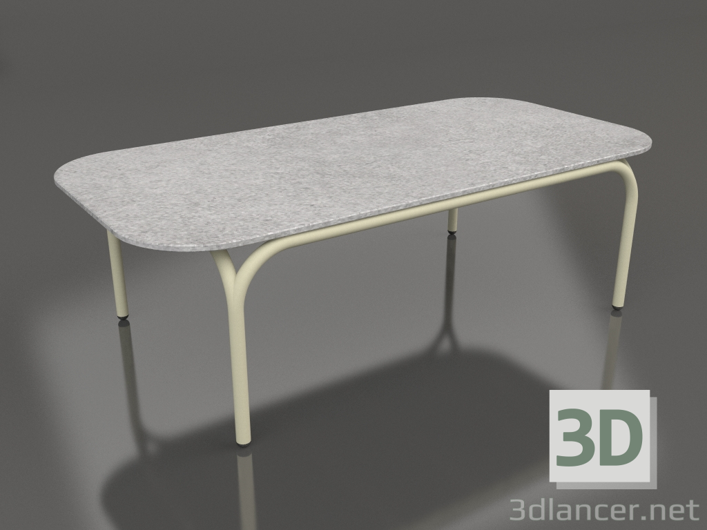 3d модель Стіл кавовий (Gold, DEKTON Kreta) – превью