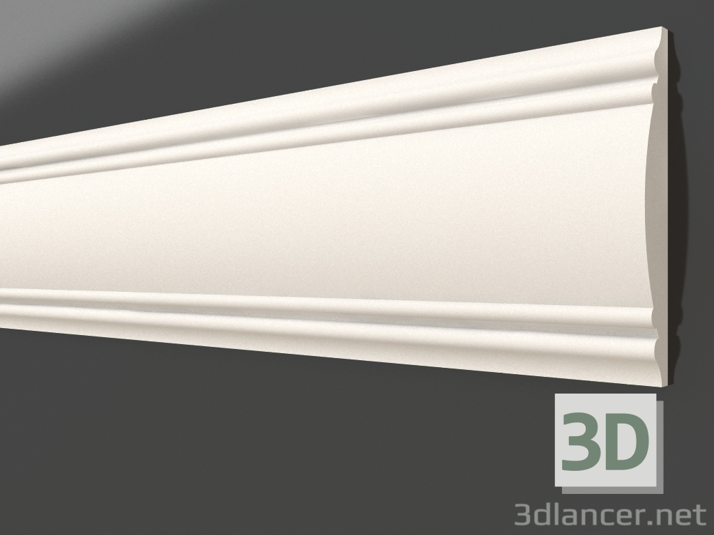 3d model Plaster molding LG 099 1 (80х13) - preview