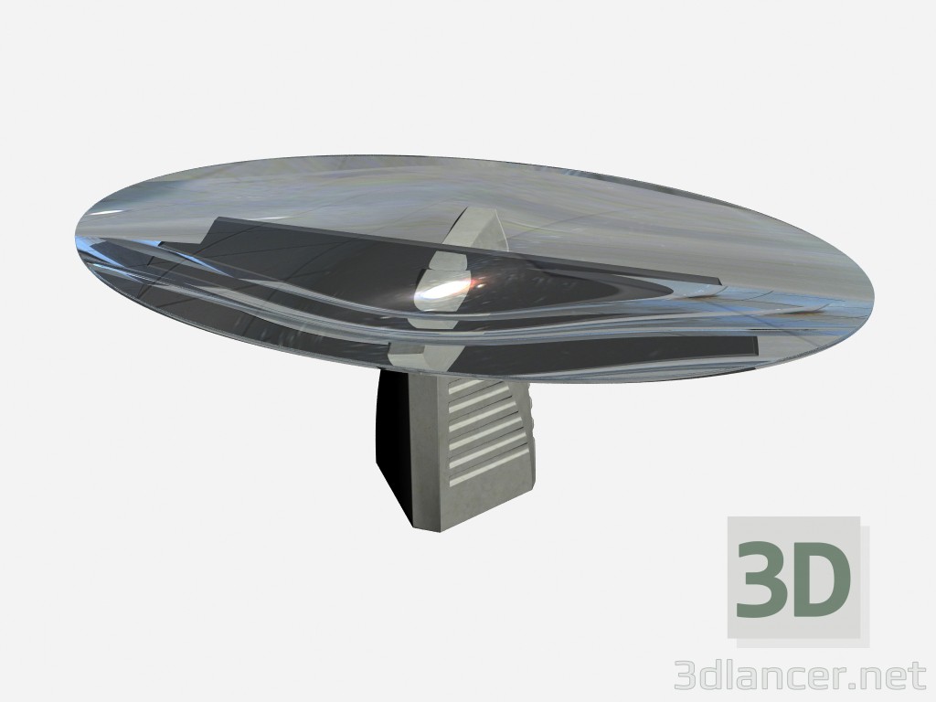 Modelo 3d Oval de tabela Wilton - preview