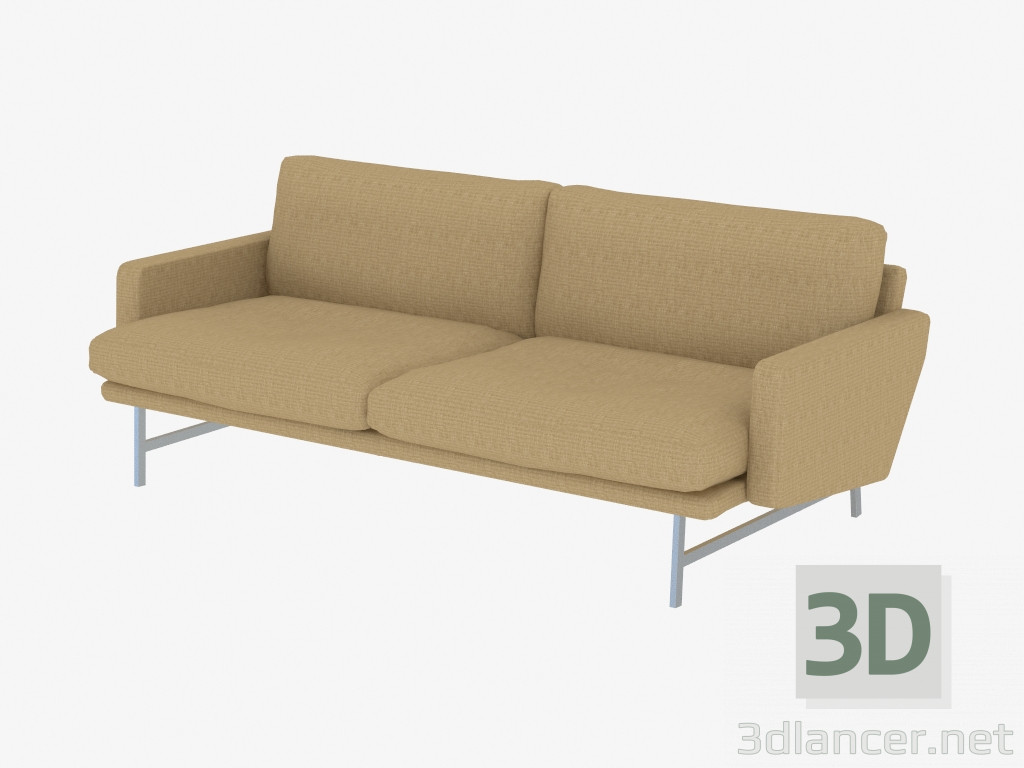 3D modeli Koltuk çift Lissoni - önizleme