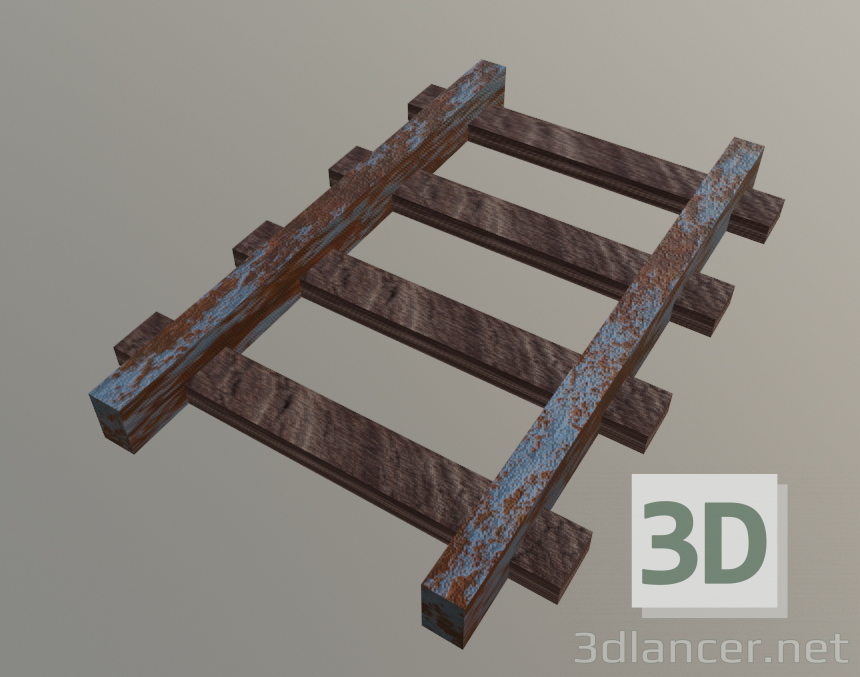 3d model Rails - preview