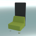 3d model Armchair, connects to 1 partition (21) - preview